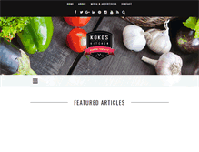 Tablet Screenshot of kokoskitchen.com